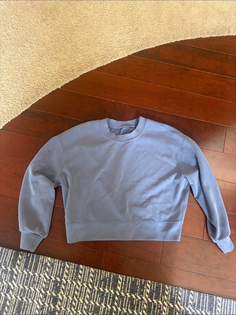 lululemon athletica Men’s Crewneck Sweater in Dusty Blue